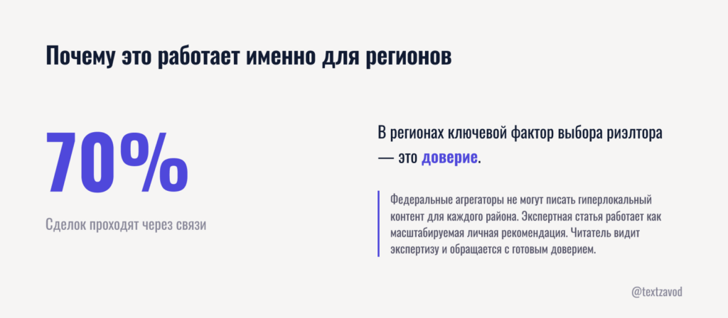 Почему это работает именно для регионов