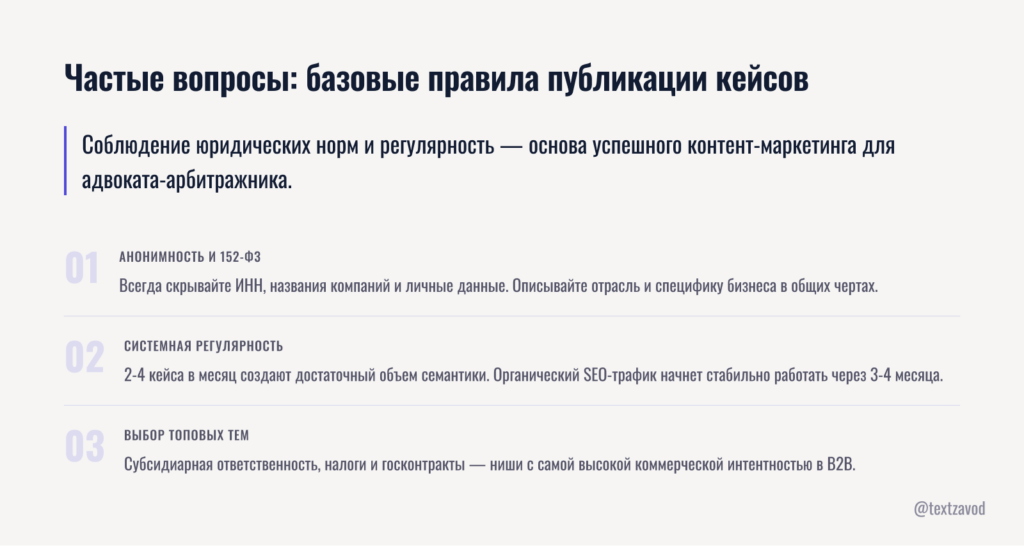 Частые вопросы