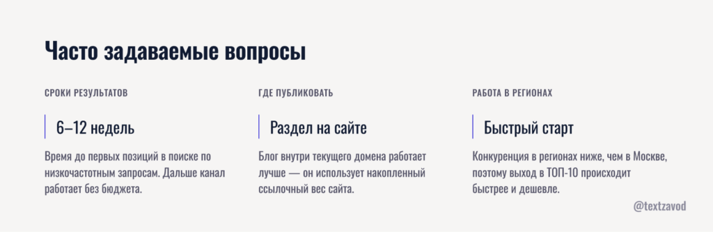 Часто задаваемые вопросы