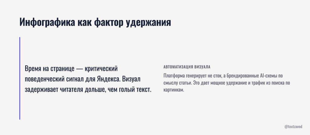 Инфографика как фактор удержания