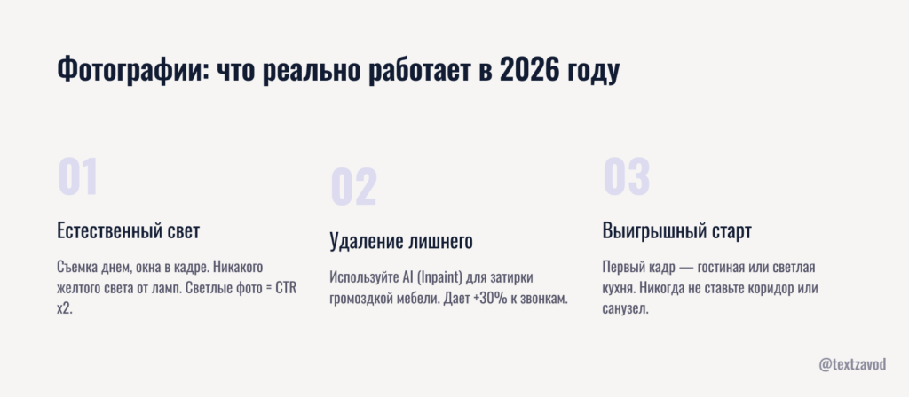 Фотографии: что реально работает в 2026 году