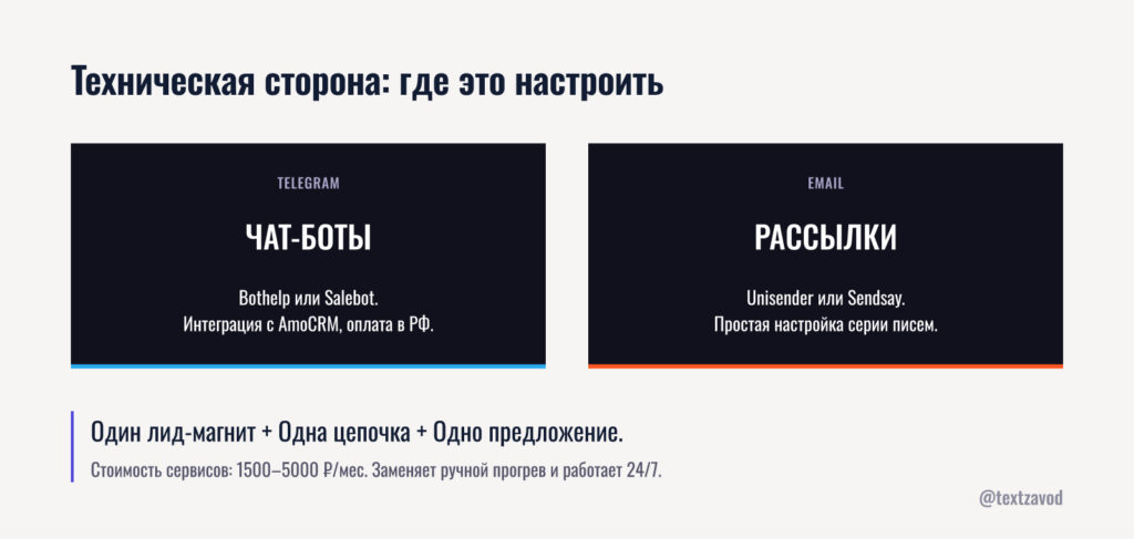 Техническая сторона: где это настроить