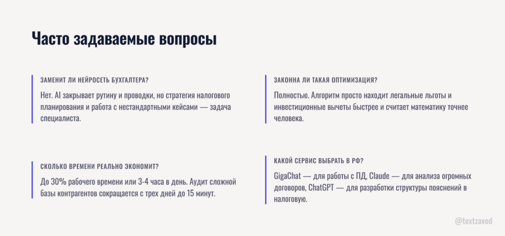 Часто задаваемые вопросы