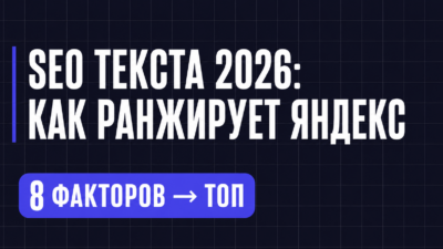 текст завод: SEO-оптимизация текста 2026