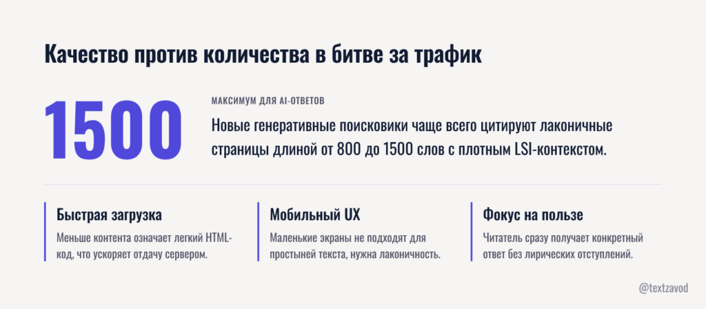 Качество против количества в битве за трафик