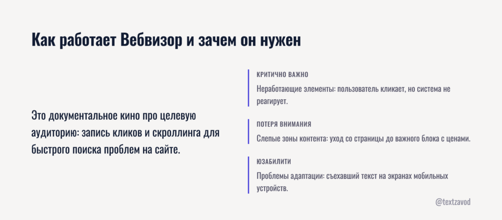 Как работает Вебвизор и зачем он нужен