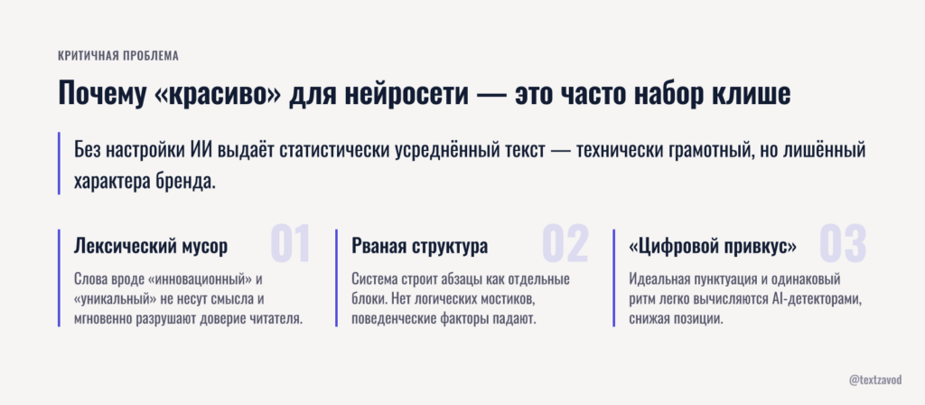 Почему «красиво» для нейросети — это часто набор клише