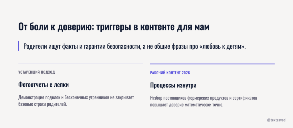 От боли к доверию: триггеры в контенте для мам