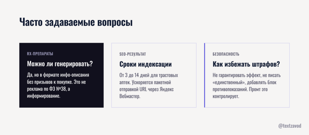 Часто задаваемые вопросы