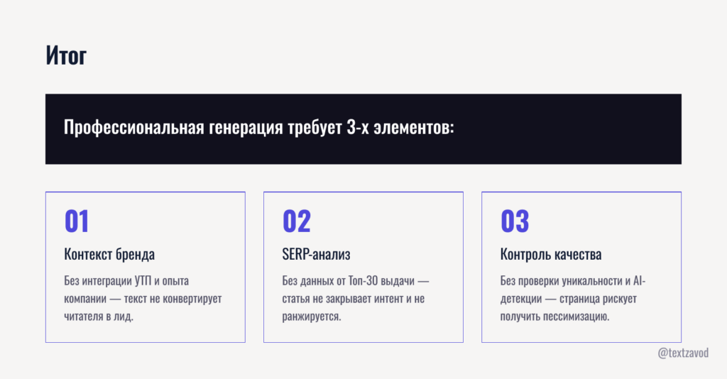 Итог