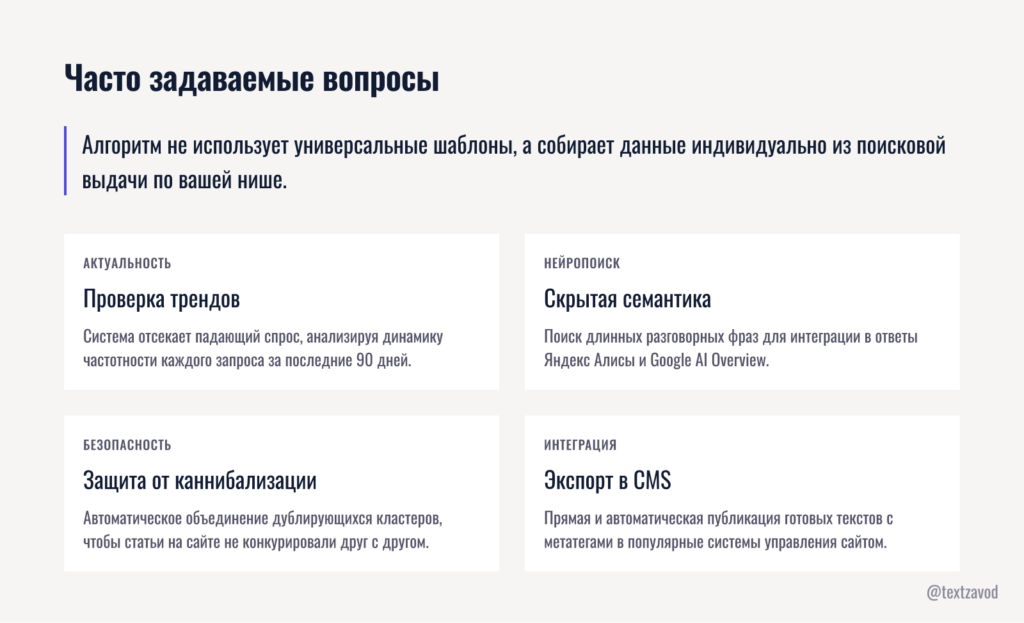 Часто задаваемые вопросы