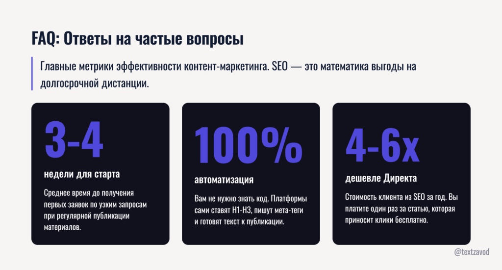 FAQ: Ответы на частые вопросы