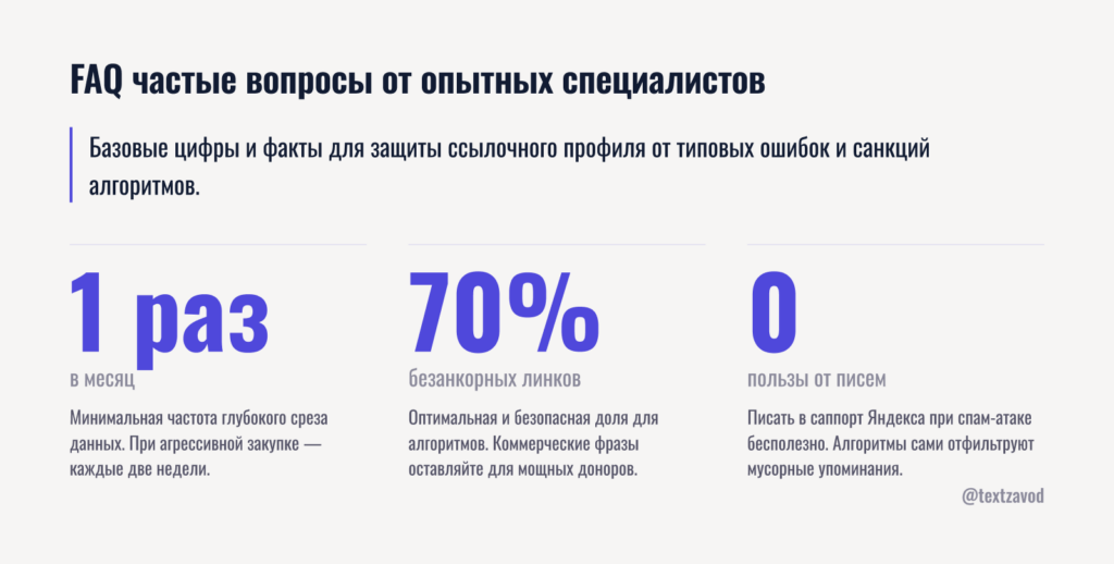 FAQ частые вопросы от опытных специалистов