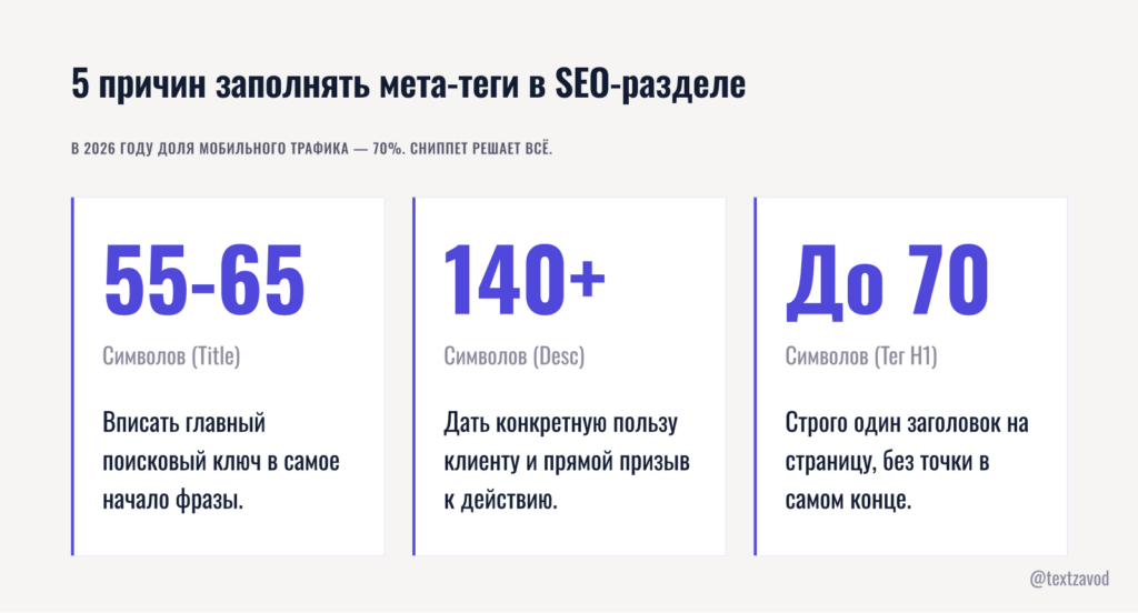 5 причин заполнять мета-теги в SEO-разделе