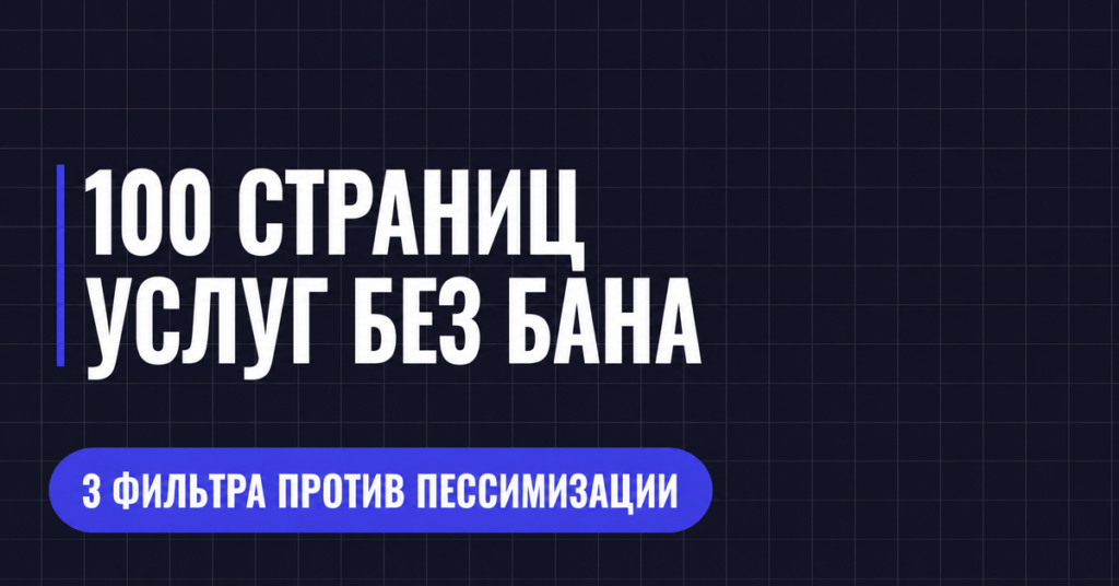 100 СТРАНИЦ
УСЛуГ БЕЗ БАНА