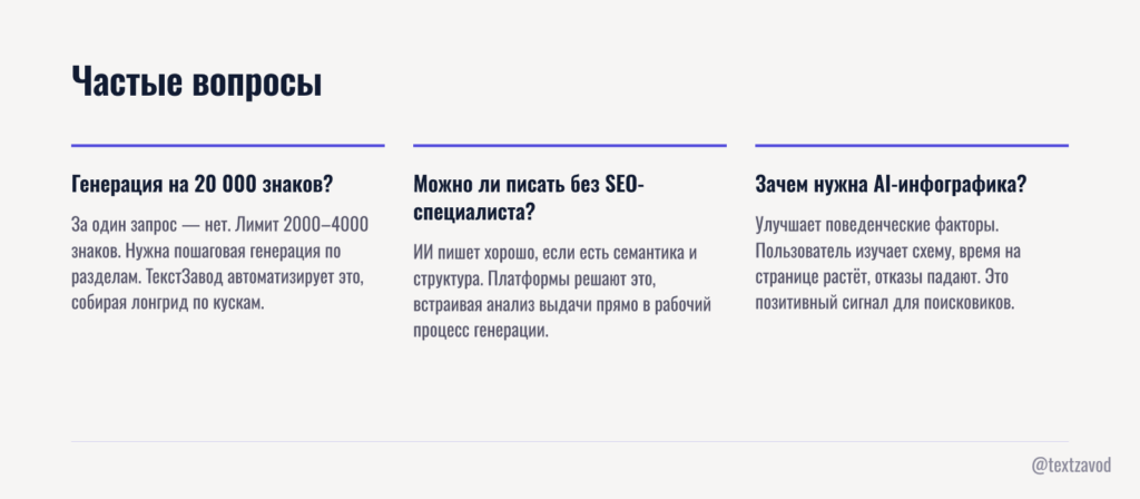 Частые вопросы