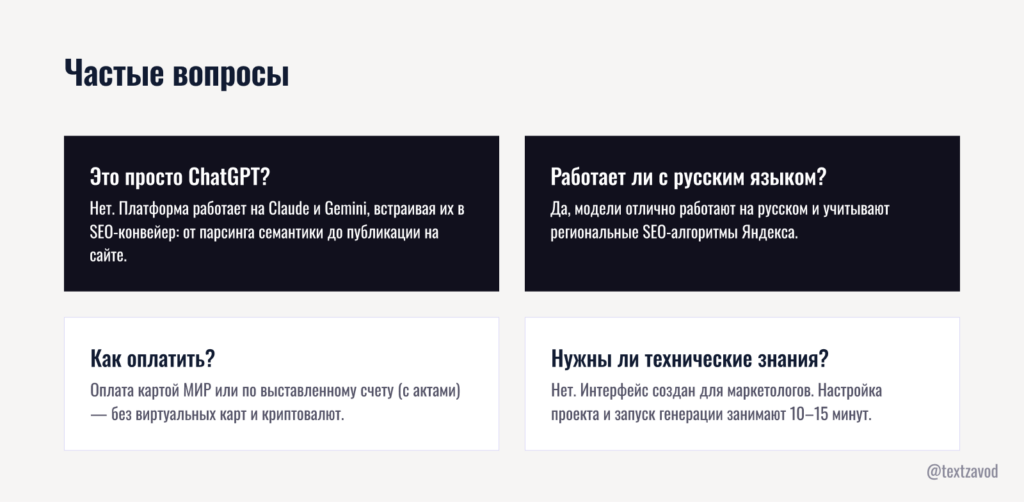 Частые вопросы
