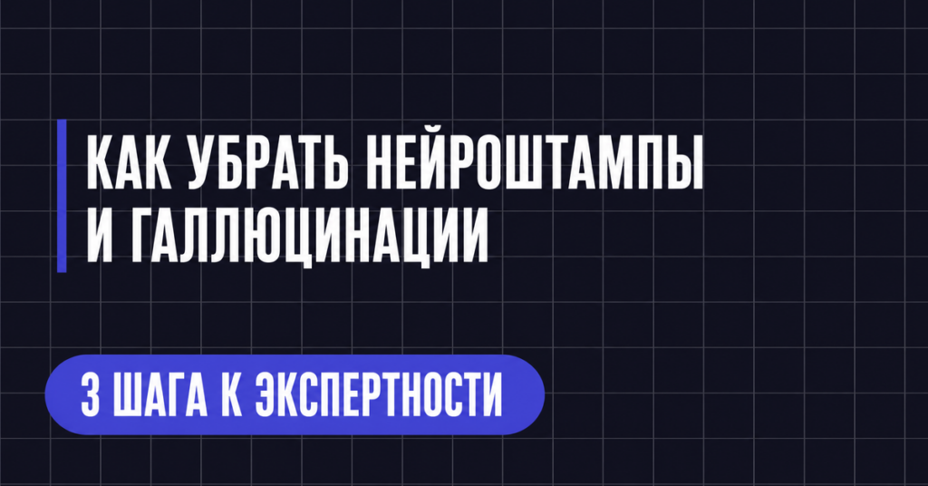 КАК УБРАТЬ НЕЙРОШТАМПЫ И ГАЛЛЮЦИНАЦИИ
