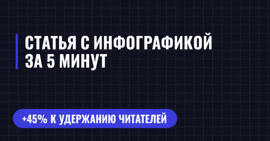 СТАТЬЯ С ИНФОГРАФИКОЙ
ЗА 5 МИНУТ