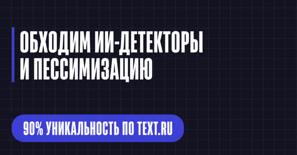 ОБХОДИМ ИИ-ДЕТЕКТОРЫ И ПЕССИМИЗАЦИЮ