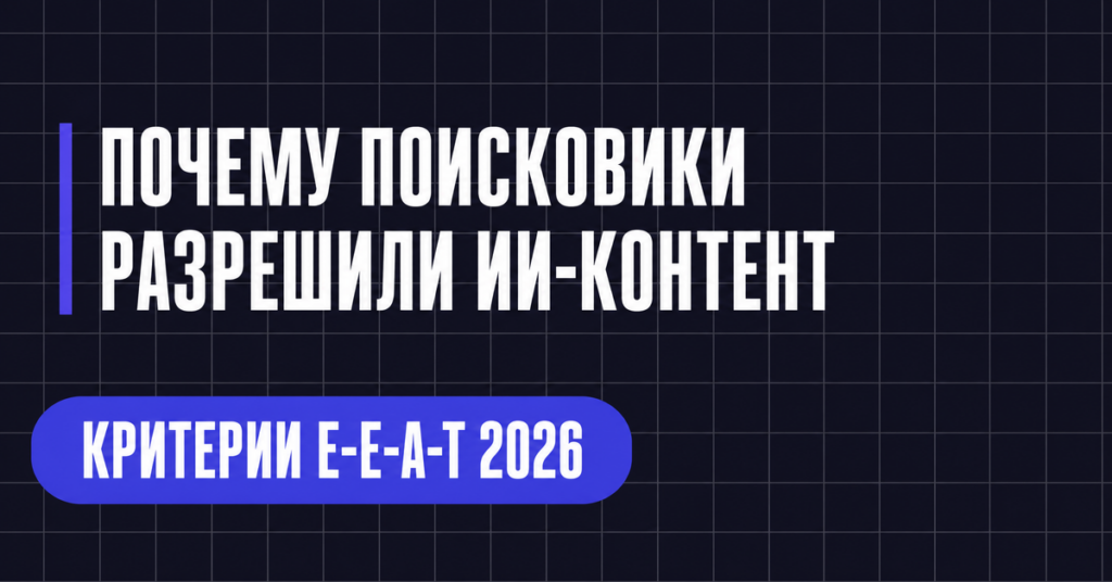 ПОЧЕМУ ПОИСКОВИКИ
РАЗРЕШИЛИ ИЙ-КОНТЕНТ