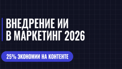 ВНЕДРЕНИЕ ИИ В МАРКЕТИНГ 2026