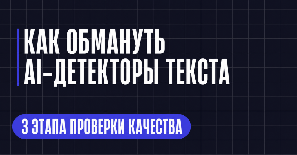 КАК ОБМАНУТЬ
А-ДЕТЕКТОРЫ ТЕКСТА
