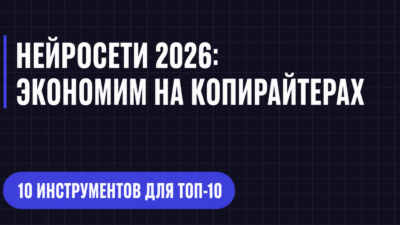 НЕЙРОСЕТИ 2026: ЭКОНОМИМ НА КОПИРАЙТЕРАХ