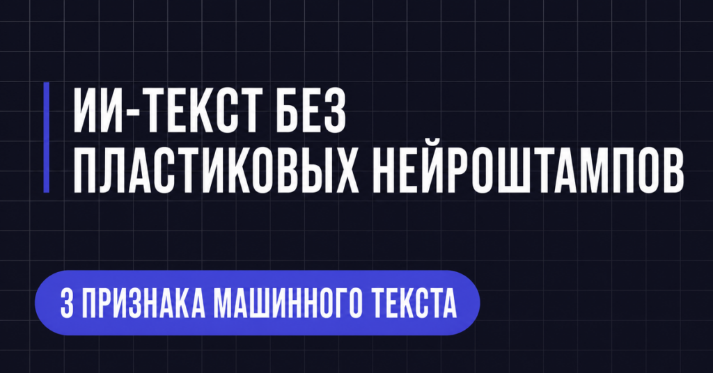 ИЙ-ТЕКСТ БЕЗ
ПЛАСТИКОВЫХ НЕЙРОШТАМПОВ